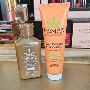 Hempz Vanilla Lux and Sweet Pineapple & Honey Melon Duo